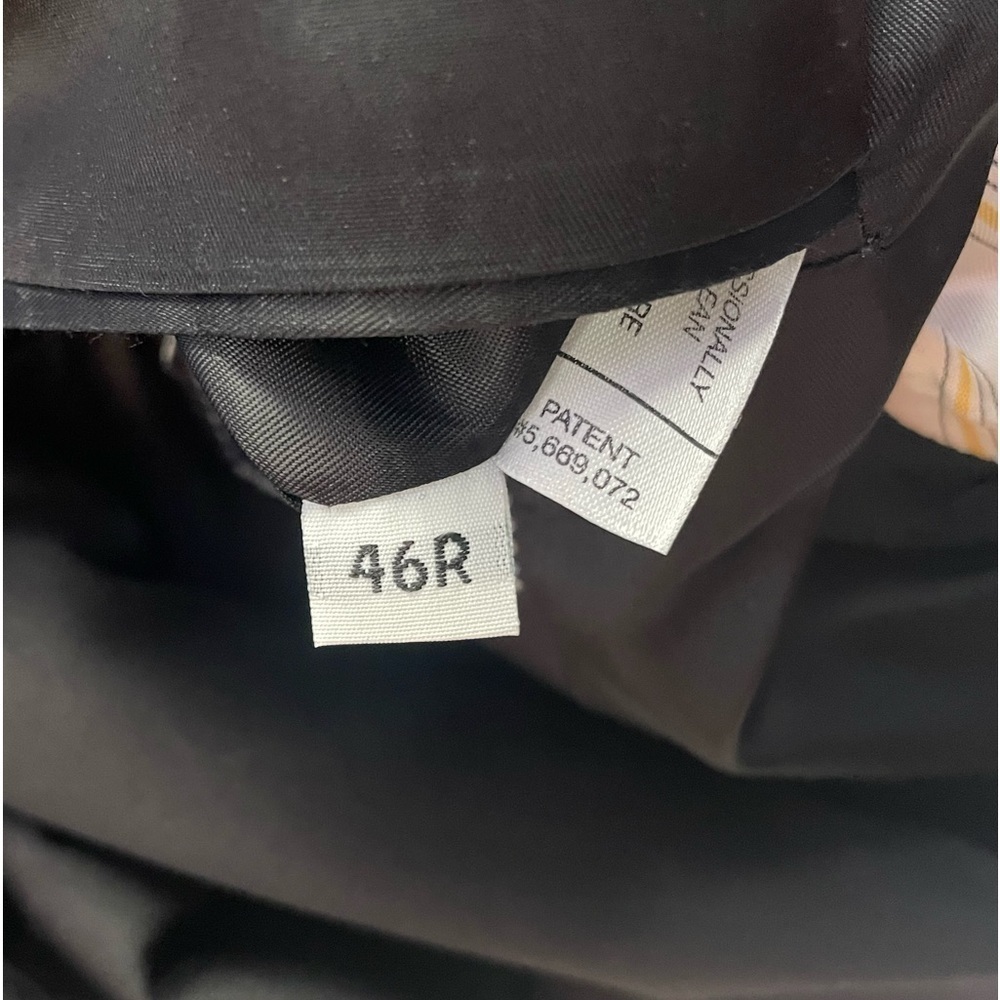 Daniel Cremieux Loro Piana 3 Button Blazer in Black Size 46R - Picture 3 of 6